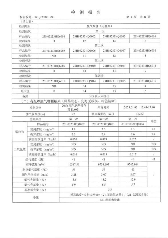 检测报告