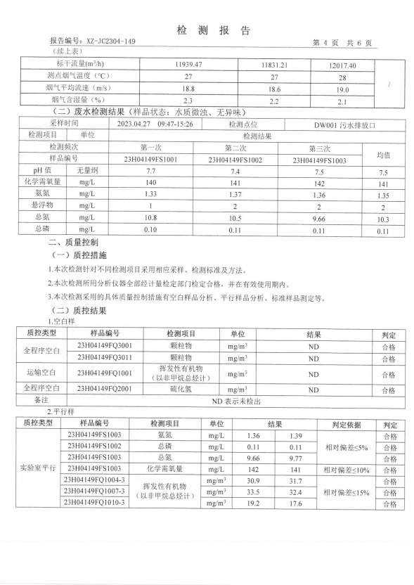 检测报告