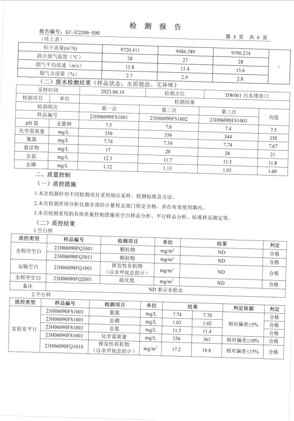 检测报告